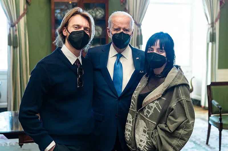 Billie Eilish 在 White House 2022年2月9日